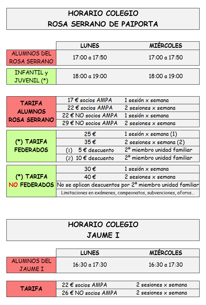 HORARIO 2024-2025 RS + JI